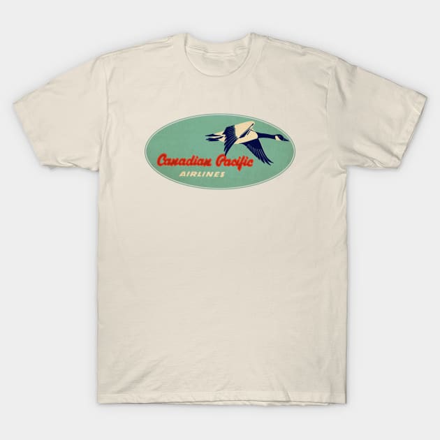 Canadian Pacific Goose T-Shirt by Midcenturydave